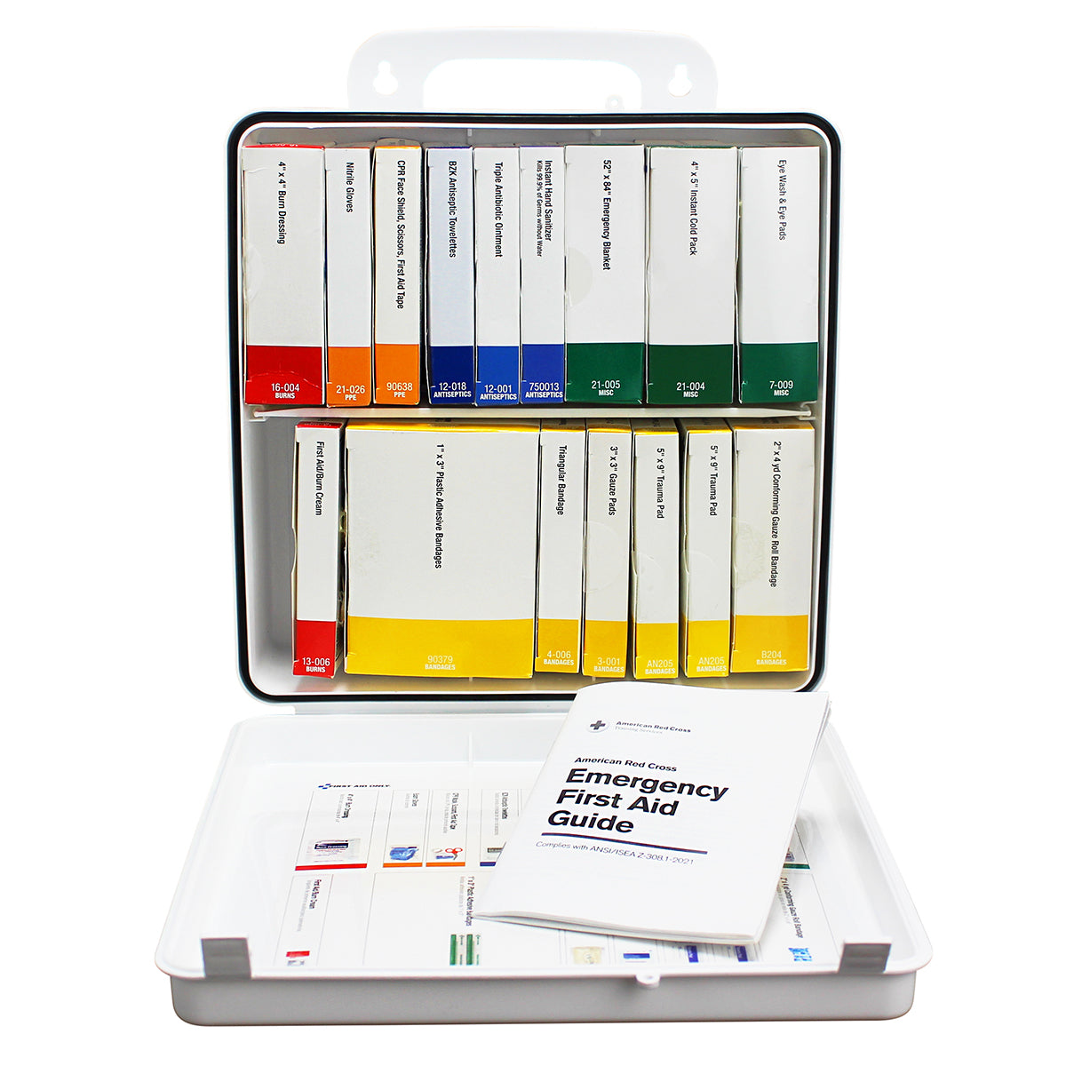 First Aid Only 50 Person Transportation Unitized Plastic Kit ANSI A 2021 Compliant