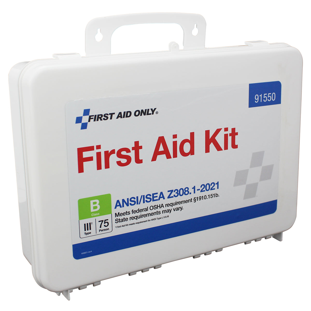 First Aid Only 50 Person Transportation Unitized Plastic Kit ANSI B 2021 Compliant
