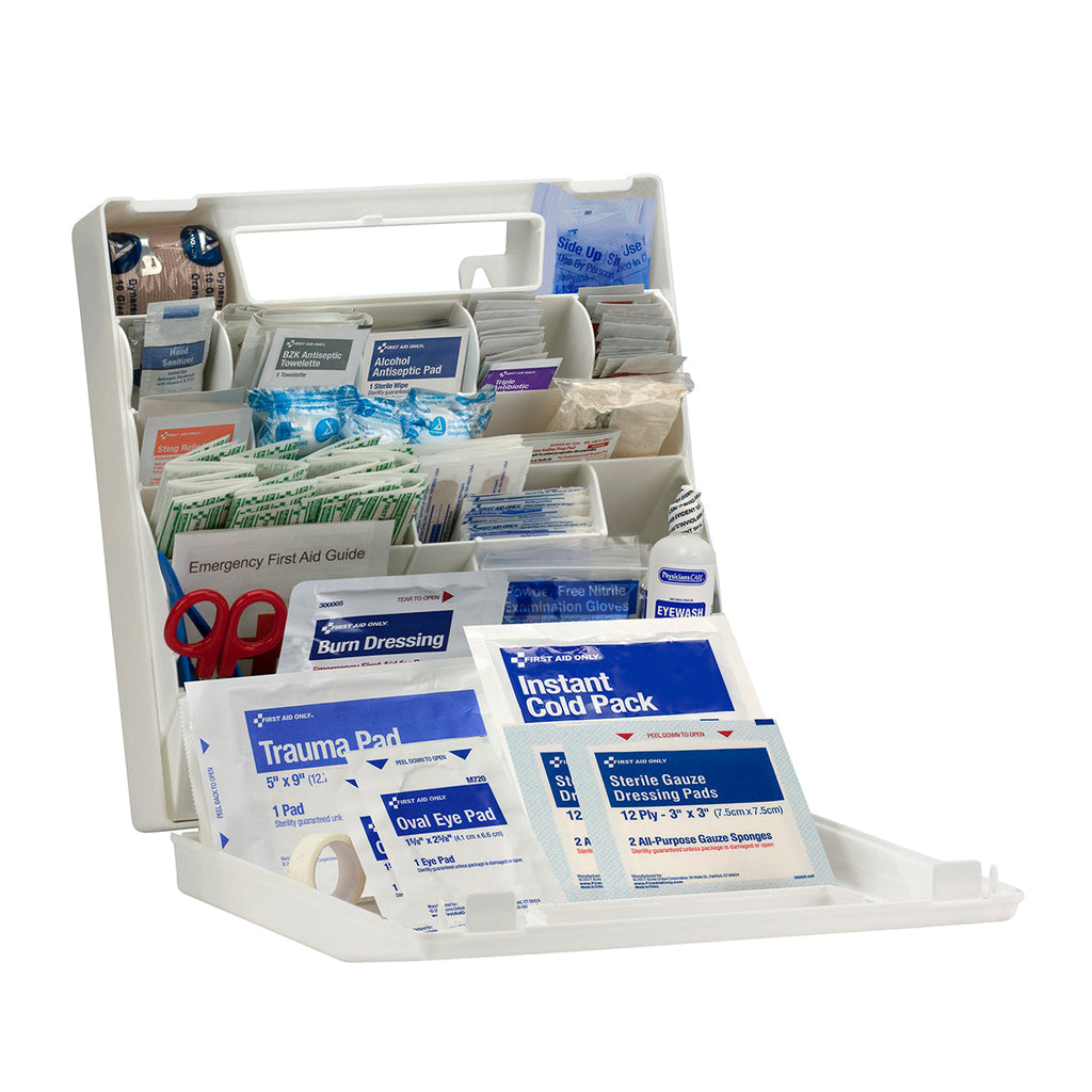 50P Bulk Plastic ANSI A Kit with Dividers - First Aid – firstaidonly
