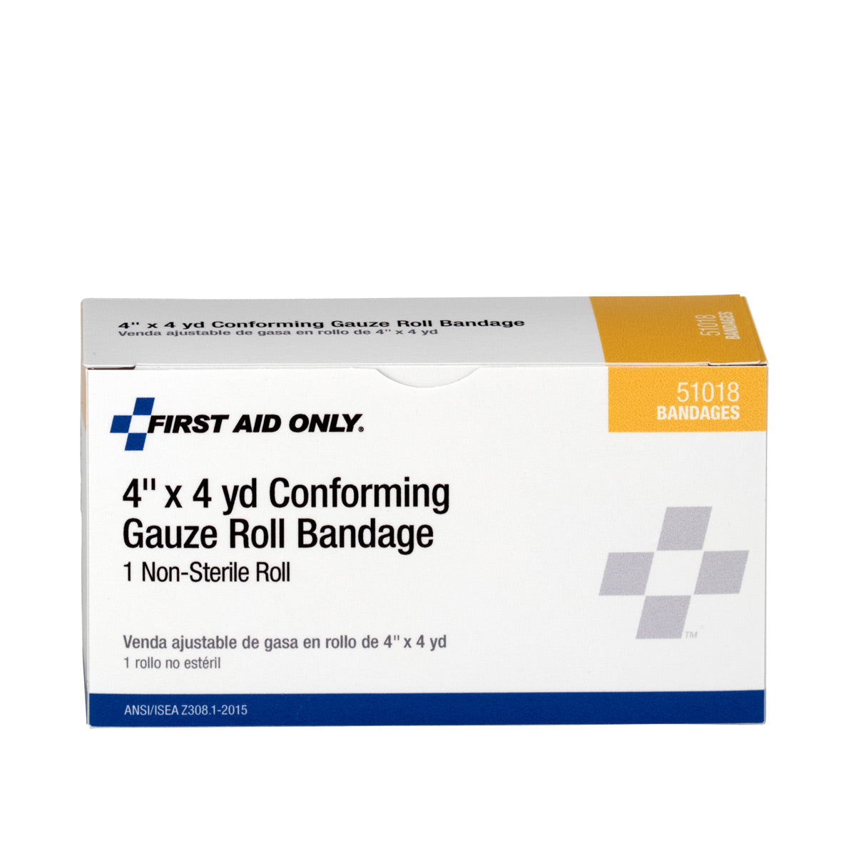 First Aid Only 4’’x4 yd. Conforming Gauze Sterile 1 per Box