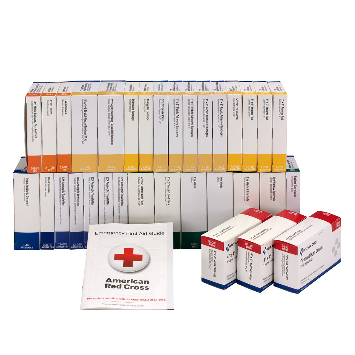 First Aid Backpack Refill 54 Unit First Aid ANSI B Refill Pack - First Aid Only – firstaidonly