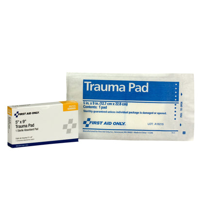 First Aid Only 5’’x9’’ Trauma Pad 1 Per Box