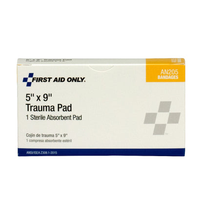 First Aid Only 5’’x9’’ Trauma Pad 1 Per Box