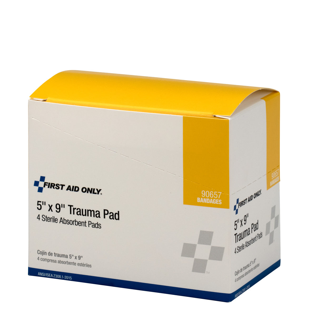 First Aid Only 5’’x9’’ Trauma Pad 4 Per Box