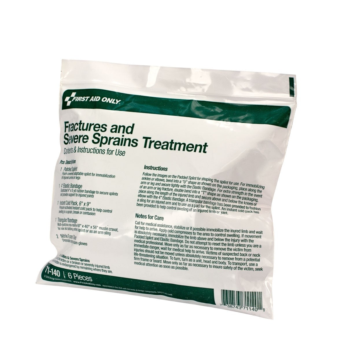 6 Piece Sam Splint Limb Injury Treatment Pack First – firstaidonly