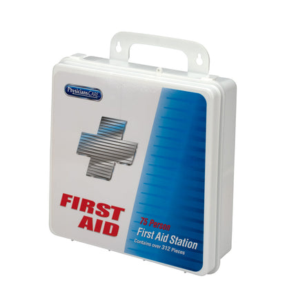 First Aid Only 75 Person Office Kit 312 Pieces Plastic Case