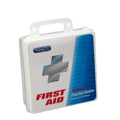 First Aid Only 75 Person Office Kit 312 Pieces Plastic Case