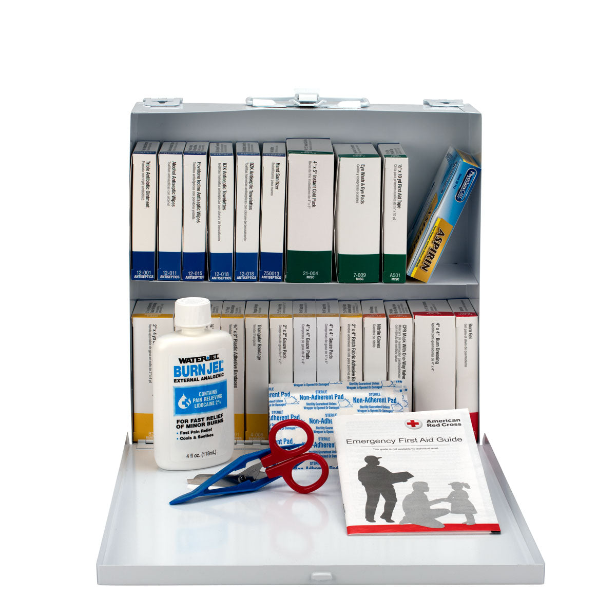 First Aid Only 75 Person Restaurant Kit Metal Case