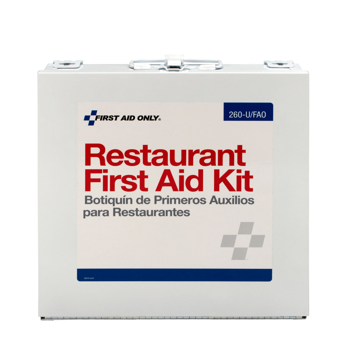 First Aid Only 75 Person Restaurant Kit Metal Case