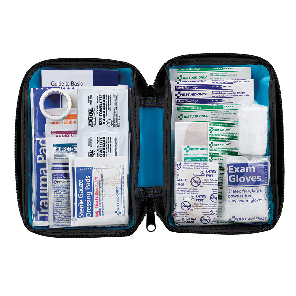 80 Piece First Aid Kit Fabric Case - First Aid Only – firstaidonly
