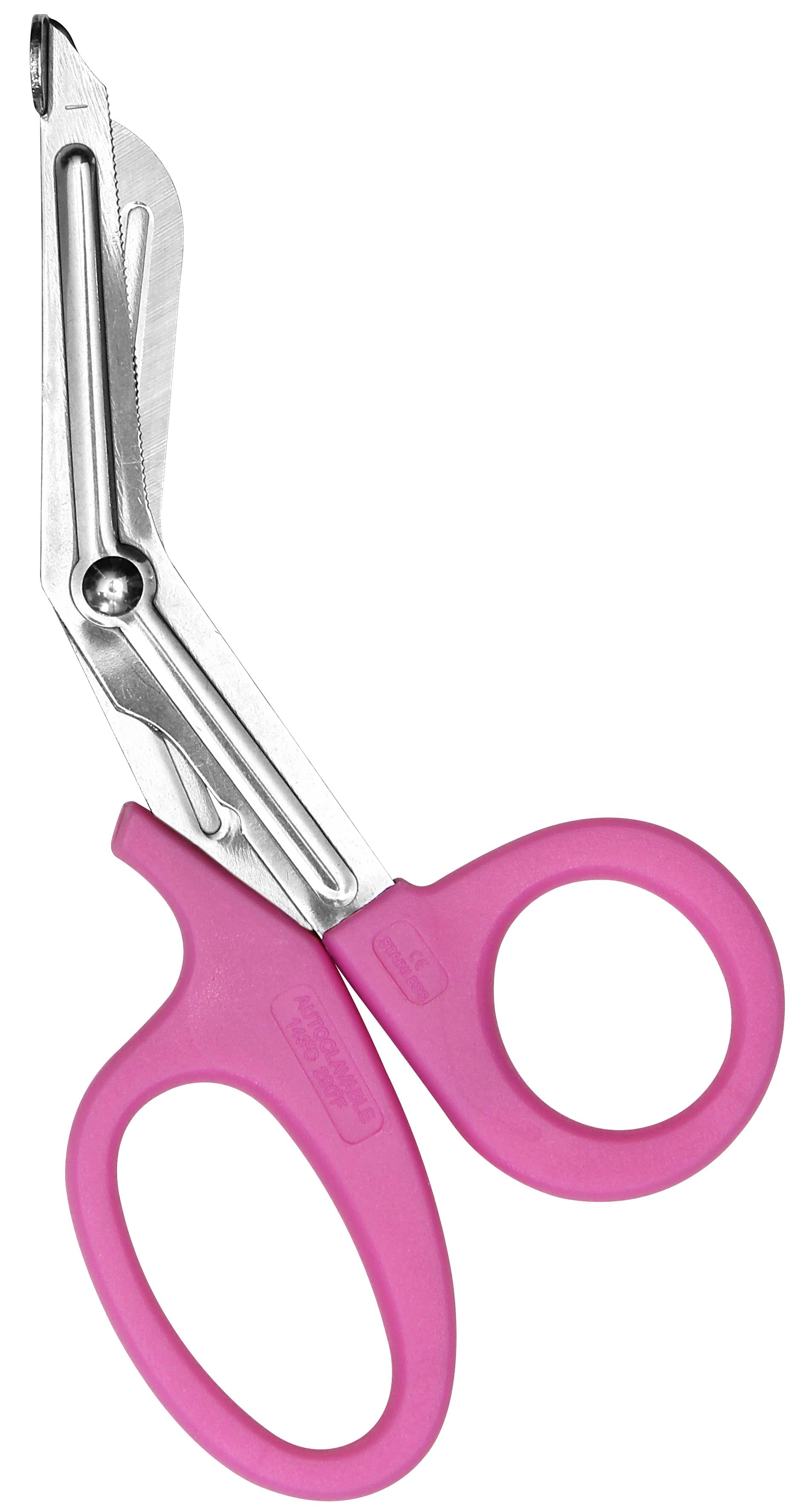 First Aid Only 7’’ Stainless Steel Bandage Shears Pink Handle