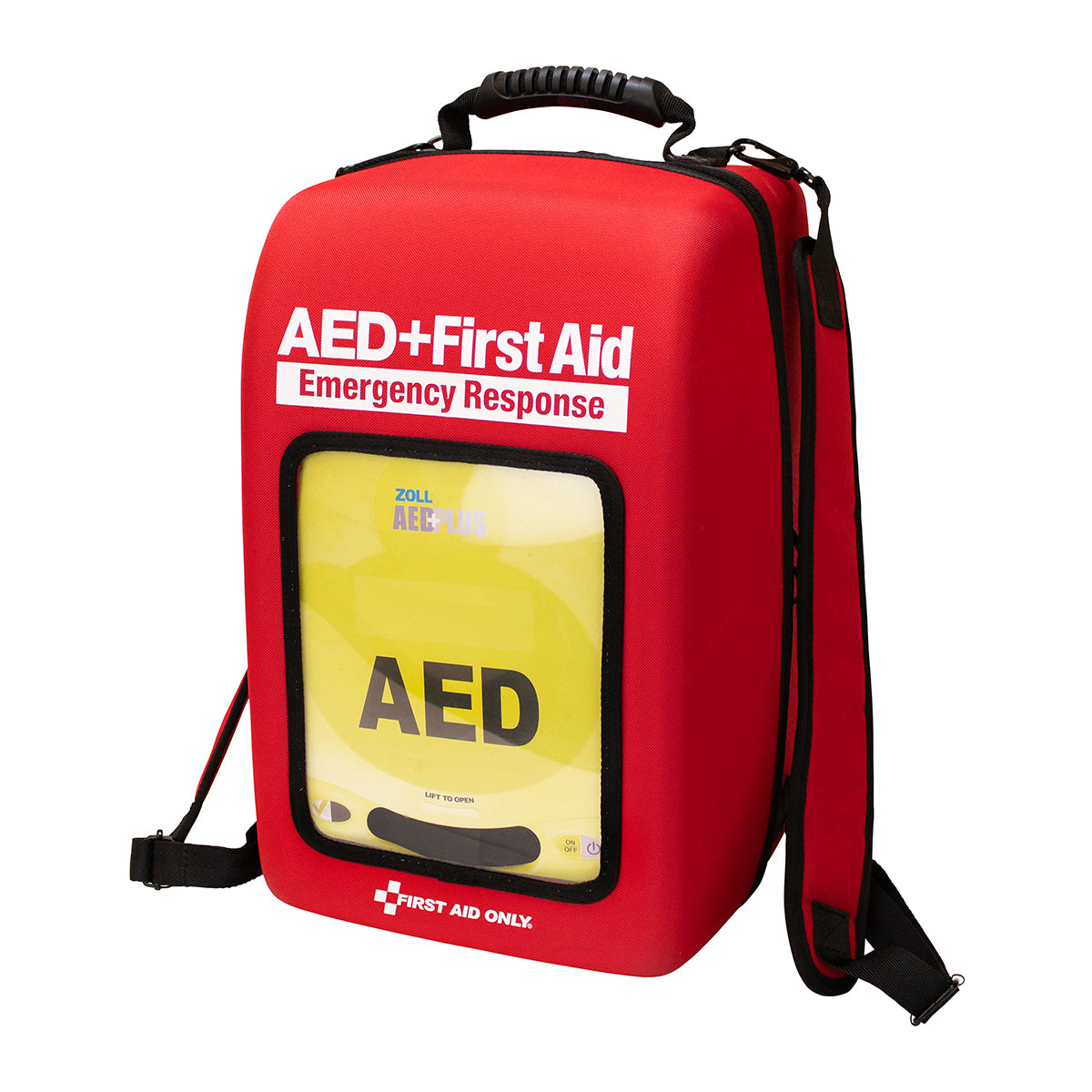 First Aid Only AED + First Emergency Response Bag (AED Sold Separately)