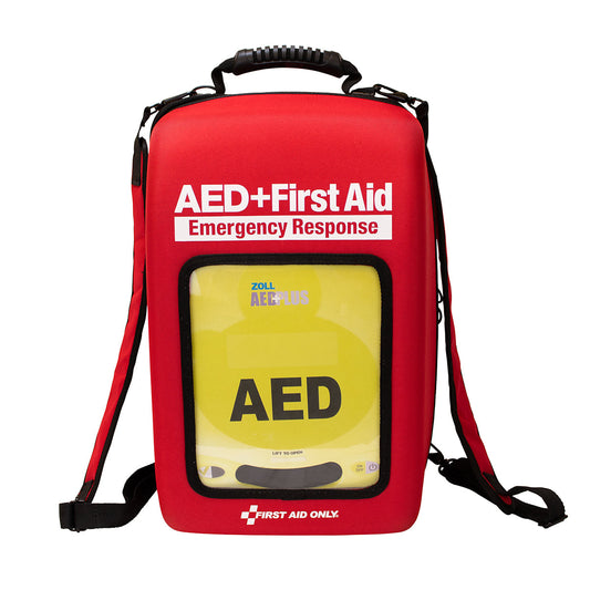 First Aid Only AED + First Emergency Response Bag (AED Sold Separately)