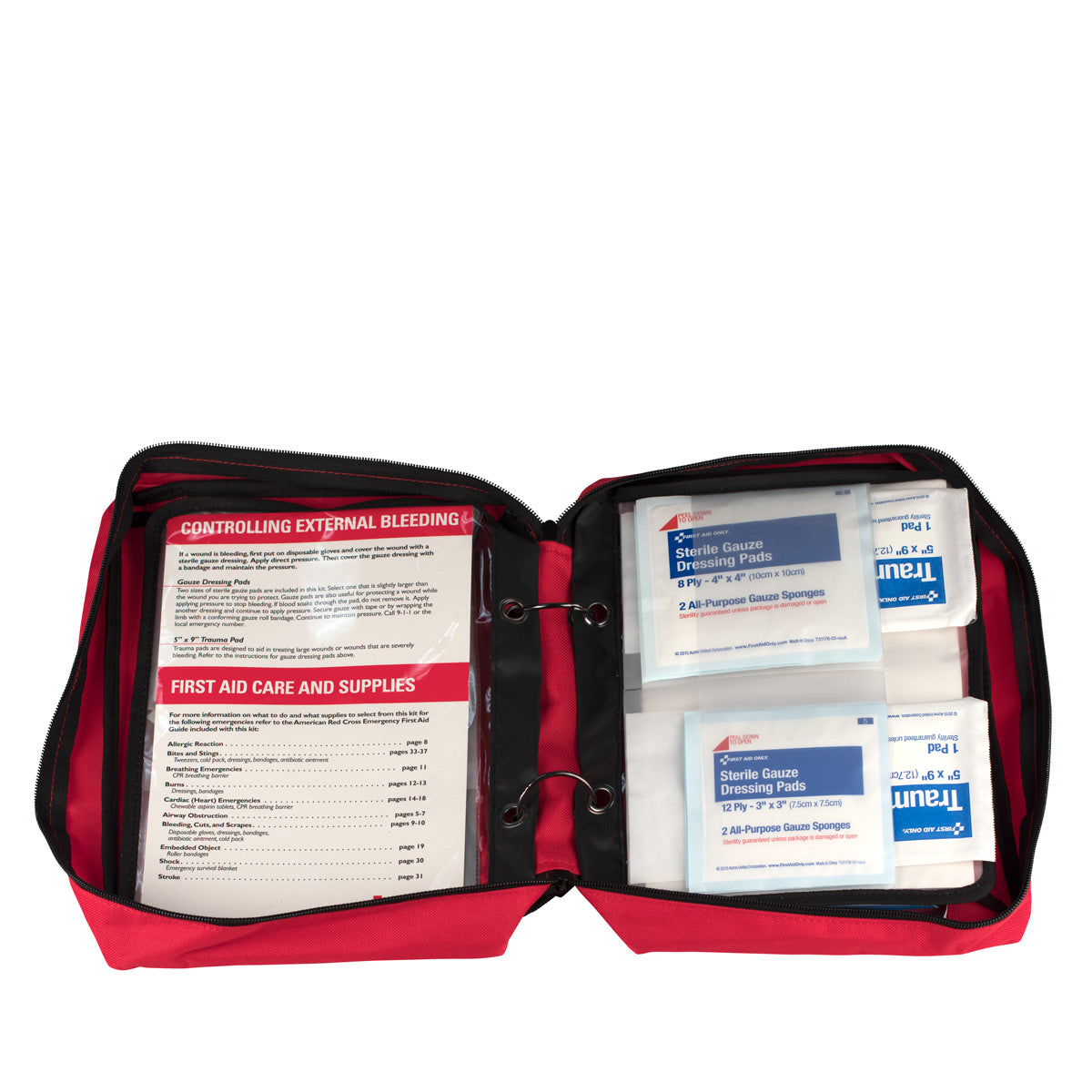 American Red Cross Deluxe Family First Aid Kit - First – firstaidonly