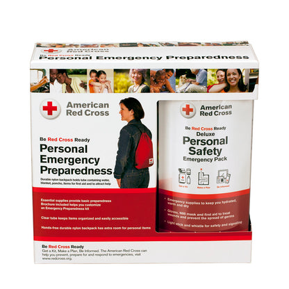 First Aid Only American Red Cross Deluxe Personal Safety Emergency Pack