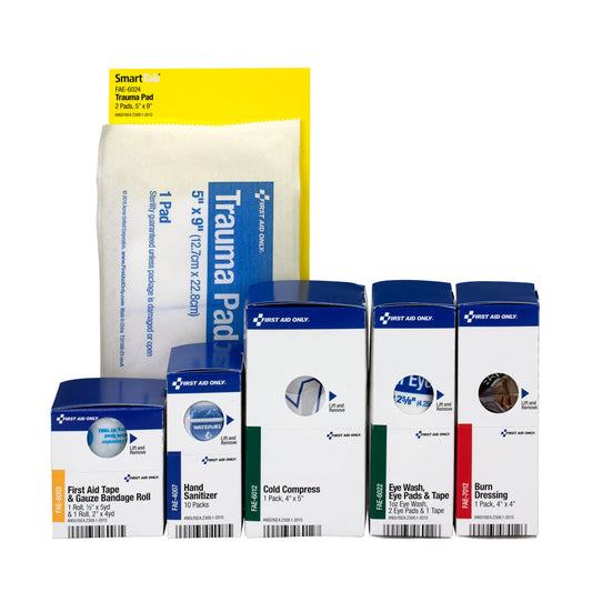 First Aid Only ANSI 2015 Retro Refill Pack for Large Plastic General Business (Refill 1000 & 1001 Cabinets)