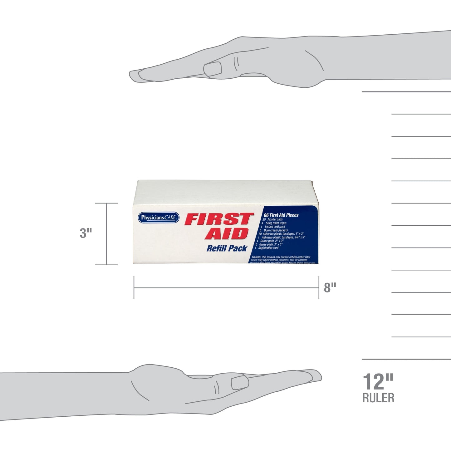 First Aid Only Basic Refill Kit: 95 Pieces