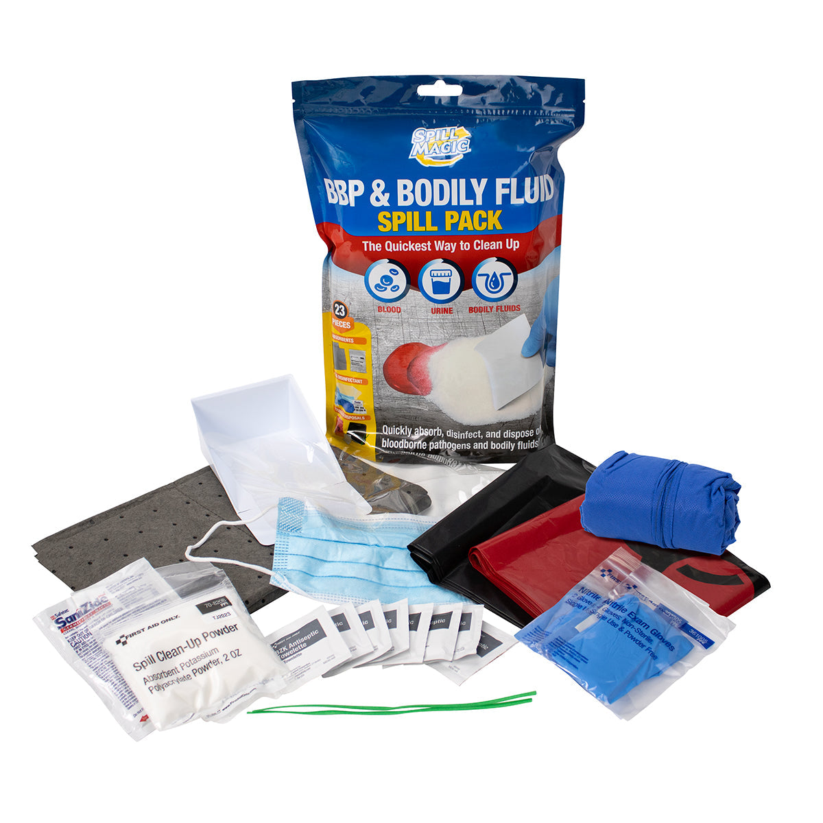 First Aid Only BBP & Bodily Fluid Spill Pack