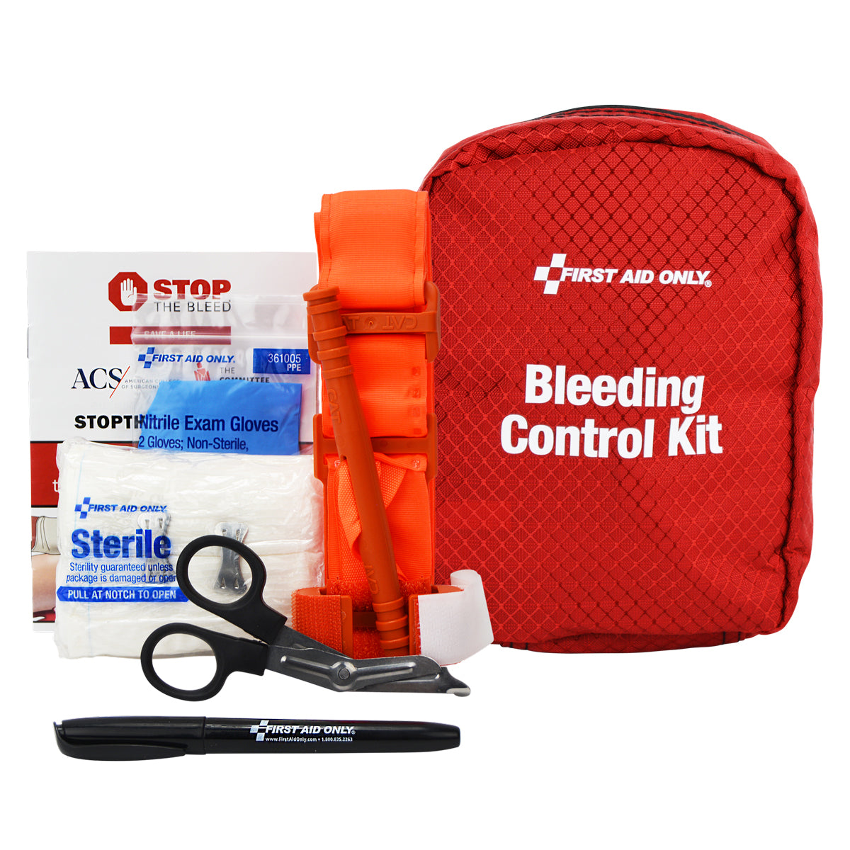 Bleeding Control Cabinet with Multiple Victim Tote – firstaidonly