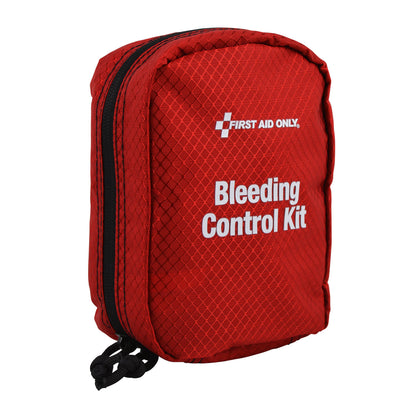 First Aid Only Bleeding Control Kit for Connecticut State Regulation HB7200 Fabric Pouch