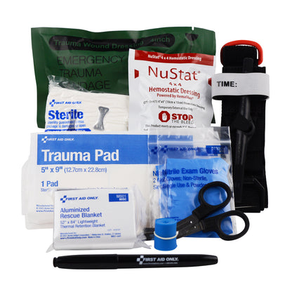 First Aid Only Bleeding Control Kit for Limb & Torso Wounds