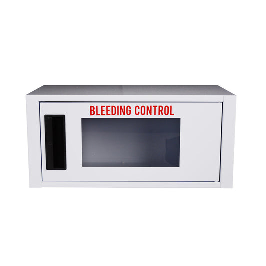 First Aid Only Bleeding Control Small Empty Cabinet without Alarm