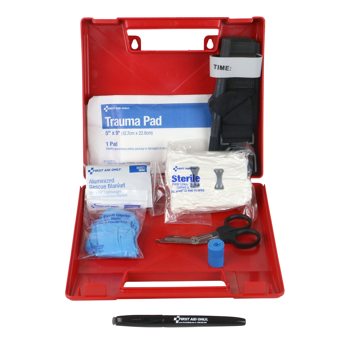 First Aid Only Bleeding Control Wall Station Basic Kit