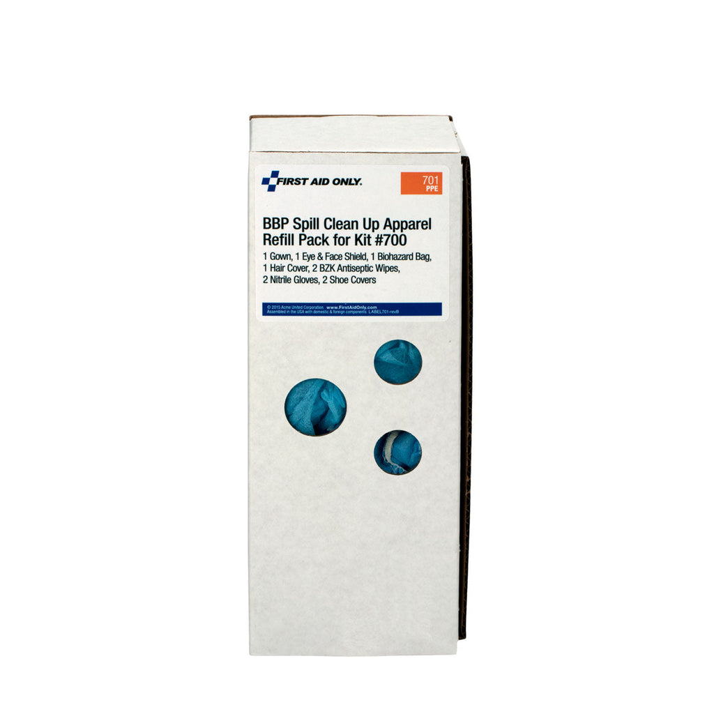 Bloodborne Pathogen (BBP) Spill Clean-up Apparel – firstaidonly