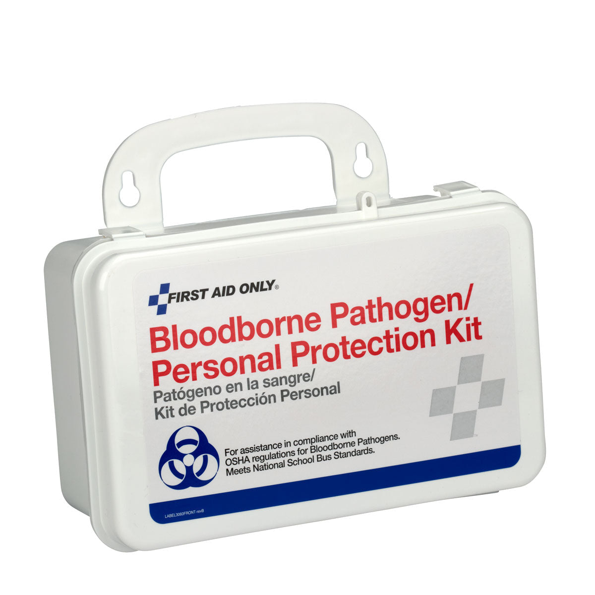 First Aid Only Bloodborne Pathogen (BBP) Unitized Spill Clean Up Kit with CPR Plastic Case