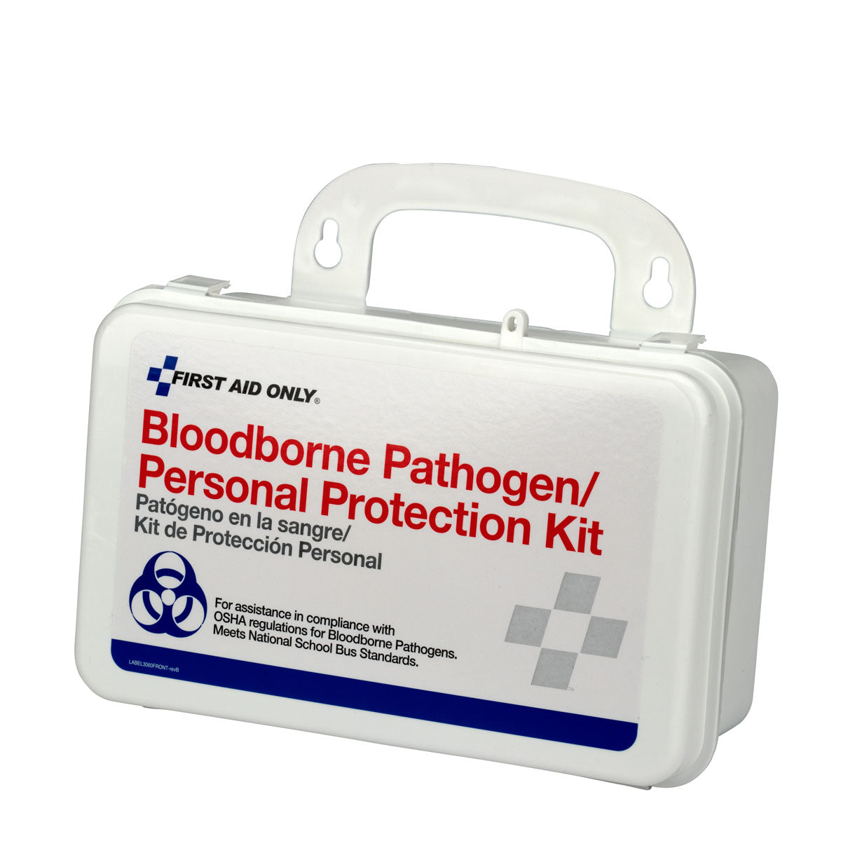 First Aid Only Bloodborne Pathogen (BBP) Unitized Spill Clean Up Kit with CPR Plastic Case