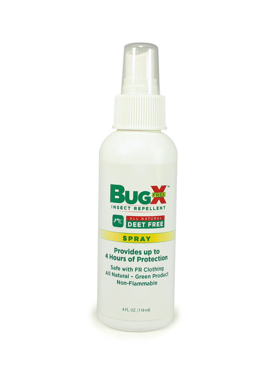 First Aid Only BugX DEET FREE Insect Repellent Spray 4 oz. Bottle Case of 12