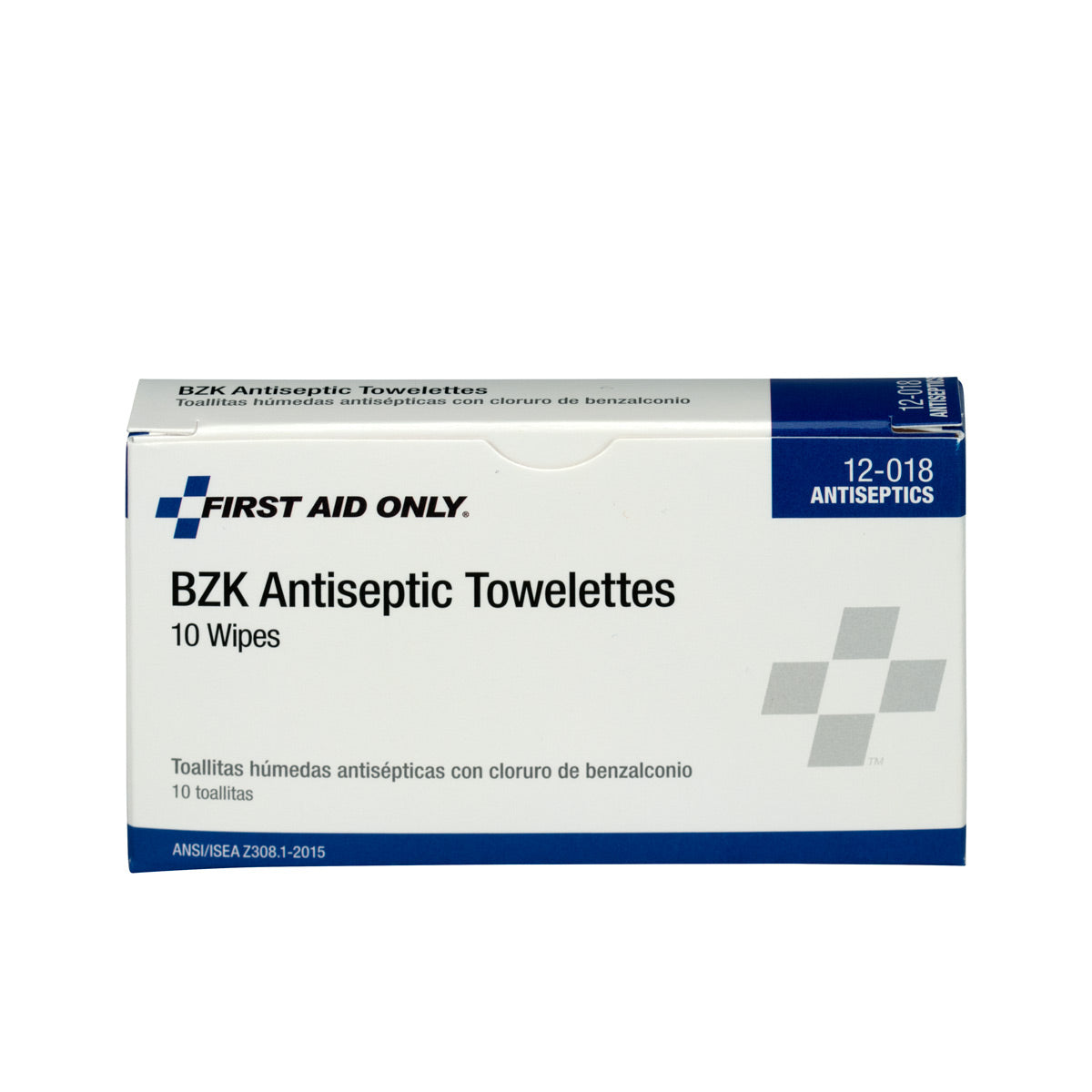 BZK Antiseptic Wipes 10 Per Box - First Aid Only – firstaidonly