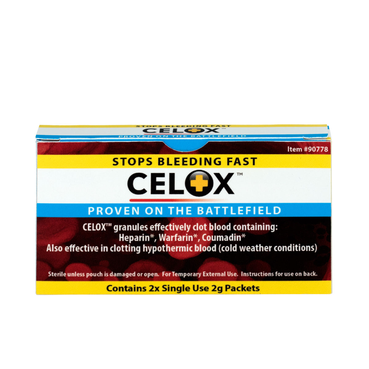 First Aid Only Celox 2g Packs 2 Per Box