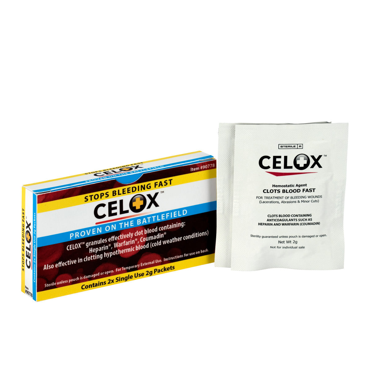 First Aid Only Celox 2g Packs 2 Per Box