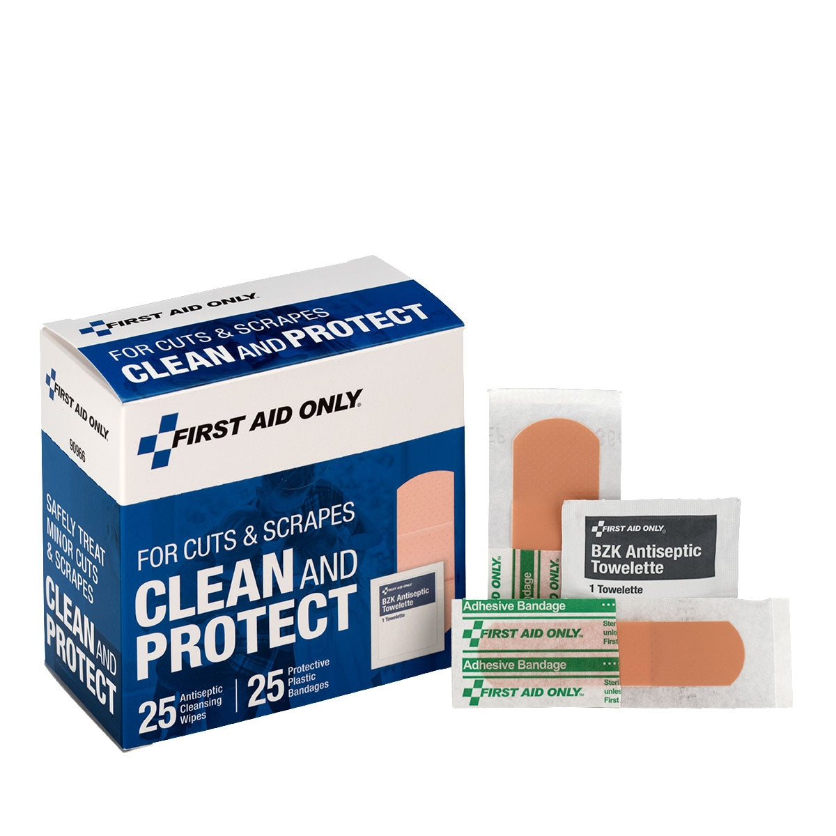 First Aid Only Clean and Protect Wound Care Kit 50 Pieces