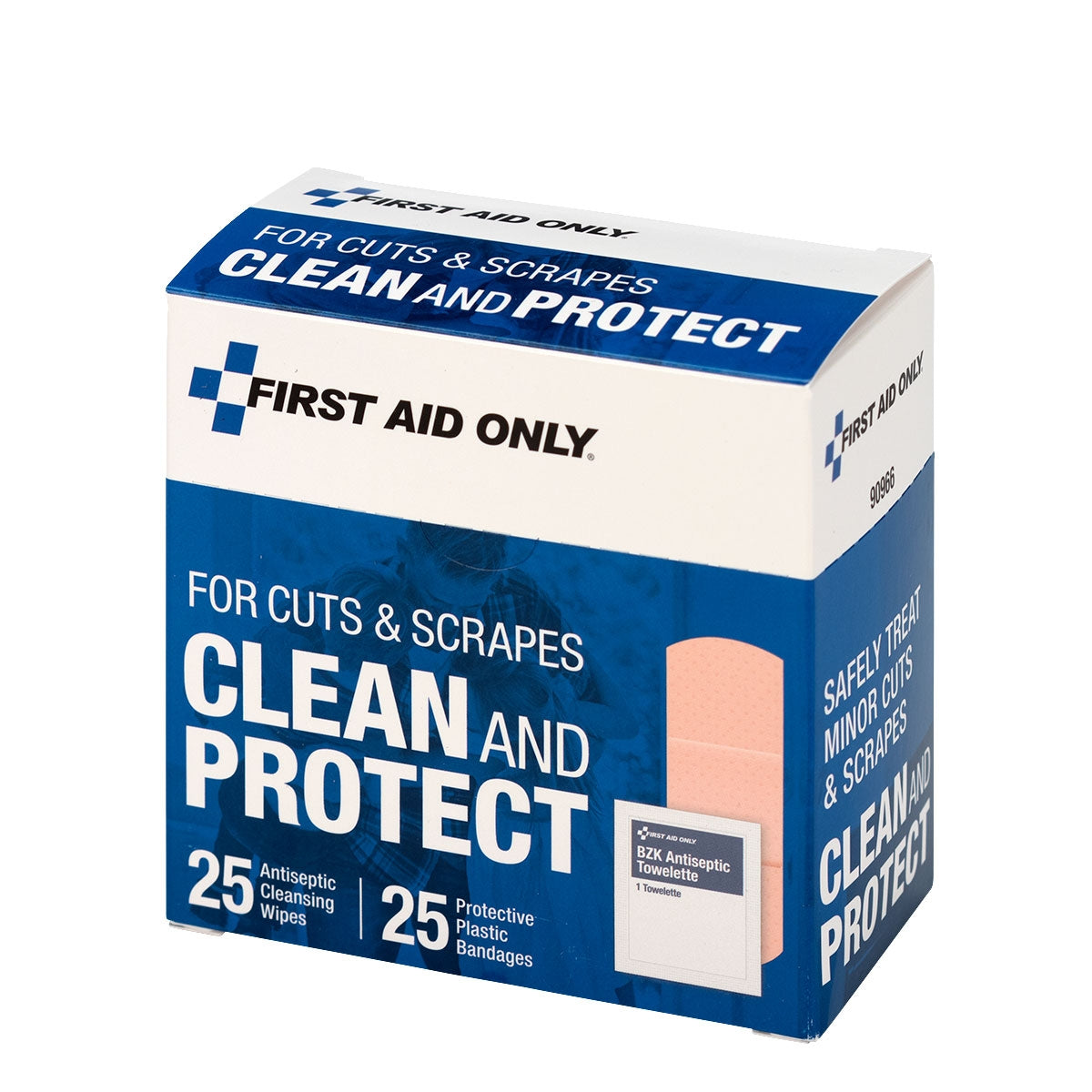 First Aid Only Clean and Protect Wound Care Kit 50 Pieces