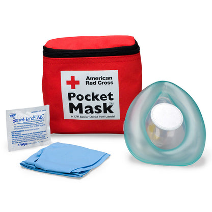 First Aid Only CPR Laerdal Pocket Mask Fabric Case