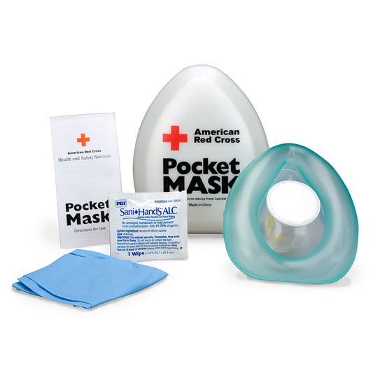 First Aid Only CPR Laerdal Pocket Mask Plastic Case