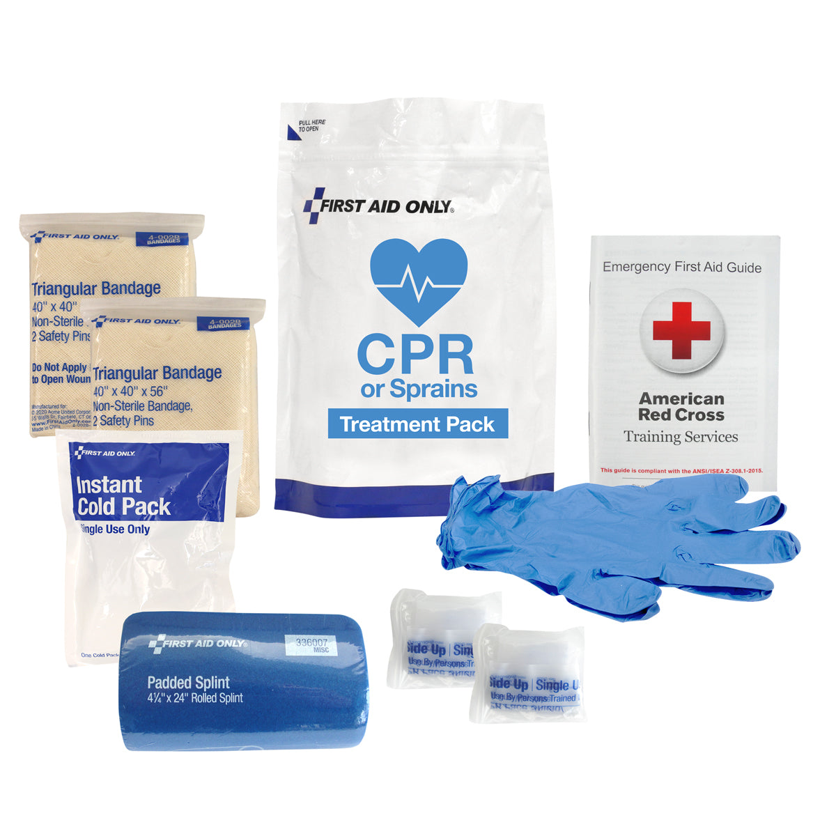 First Aid Only CPR & Sprains Treatment Pack