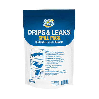 First Aid Only Drips & Leaks Spill Pack