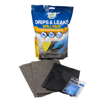 First Aid Only Drips & Leaks Spill Pack