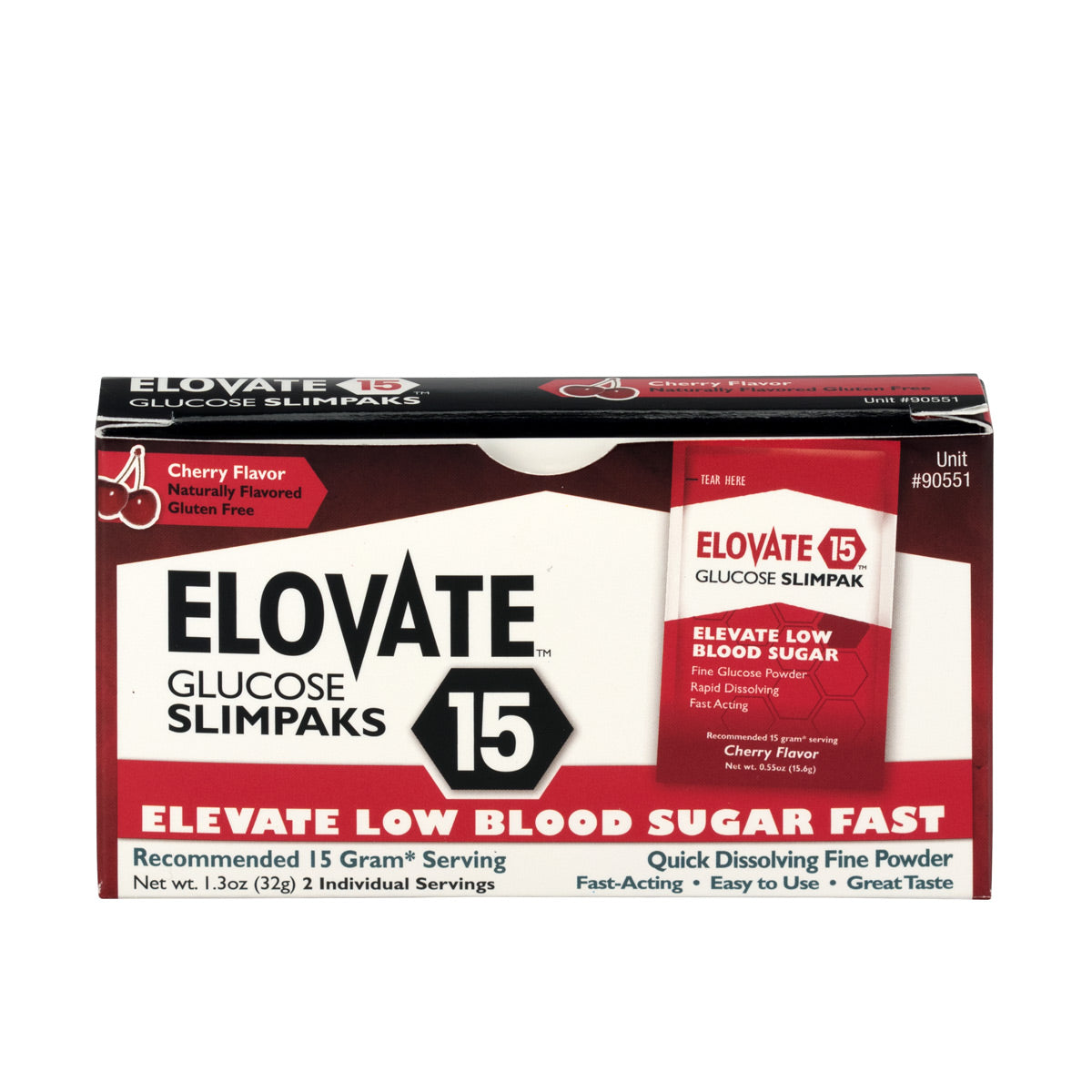 First Aid Only Elevate Glucose Packets 2 Per Box