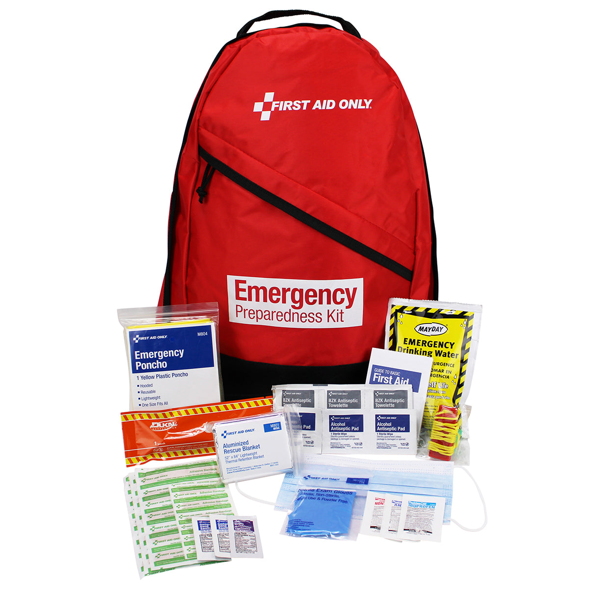 First Aid Only Emergency Preparedness 1 Day Backpack