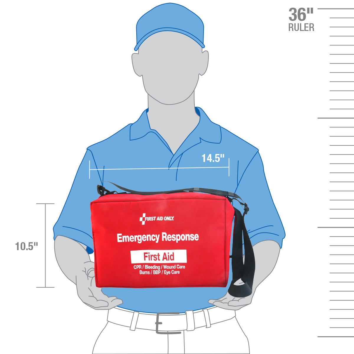 のーさん☆　EMERGENCY FIRST RESPONSE Emergency Response Bag - First Aid Only – firstaidonly
