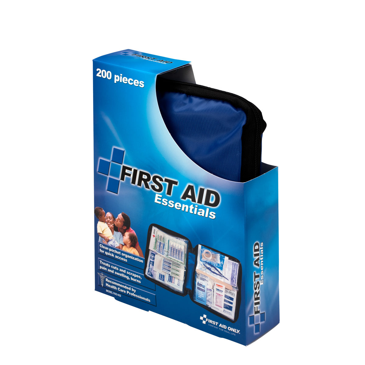 First Aid Only Essentials Kit 199 Piece Fabric Case