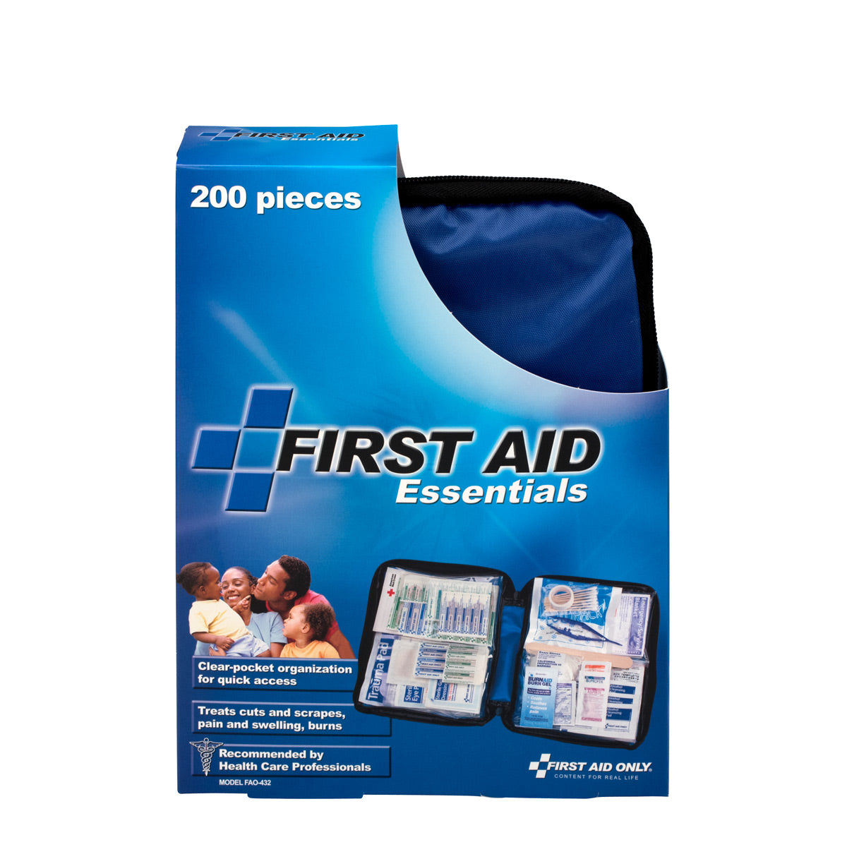 First Aid Only Essentials Kit 199 Piece Fabric Case