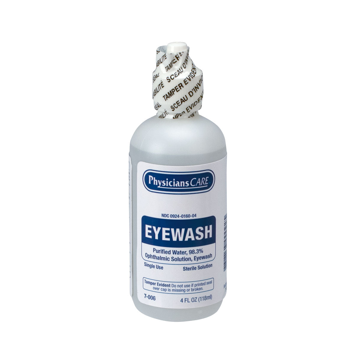 Eye Wash Solution 4 Ounce Bottle 48 Bottles Included – firstaidonly