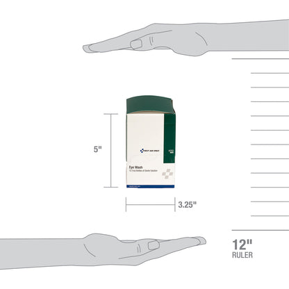 First Aid Only Eyewash Bottle Screw Cap 1 oz. 12 Per Box