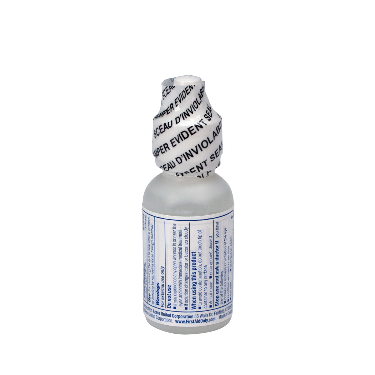 Eyewash Bottle Screw Cap 1 oz. 144 Bottles Included – firstaidonly