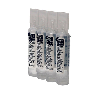First Aid Only Eyewash Vials 0.5 oz 20 Per Bag